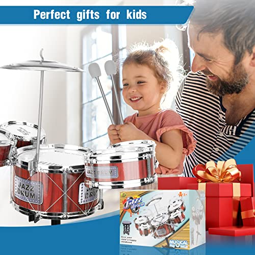 Toddler Musical Drum Toy Set - Jazz Roak Drum Kit Musical Instruments