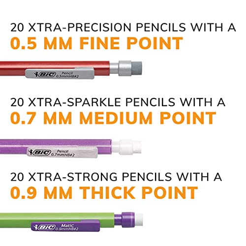 Mechanical Pencil Variety Pack, Number 2 Mechanical Pencils With Erasers