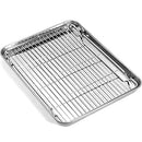 Baking Sheet with Rack Set, Umite Chef Stainless Steel 16 x 12 x 1 Inch Cookie Sheet