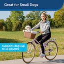 Happy Ride Wicker Bicycle Basket for Dogs and Cats