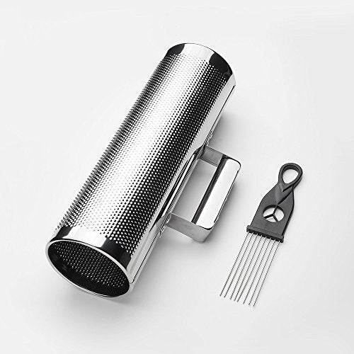 Metal Guiro 12"x 4" Stainless Steel with Scraper Latin Percussion Instrument ,By Vangoa