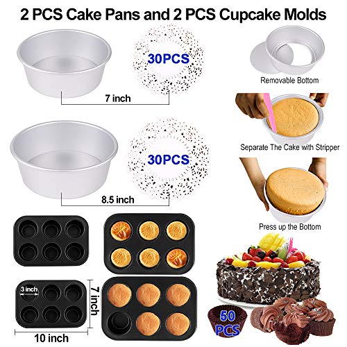 Cake Decorating Supplies 238 PCS Baking Set with Electric Hand Mixer MixingBowls
