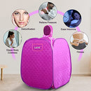 Portable Steam Sauna, Foldable Sauna Spa for Home with Remote Control and Folding Chair
