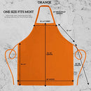 Unisex Apron Bulk Machine Washable for Kitchen Crafting BBQ Drawing Outdoors