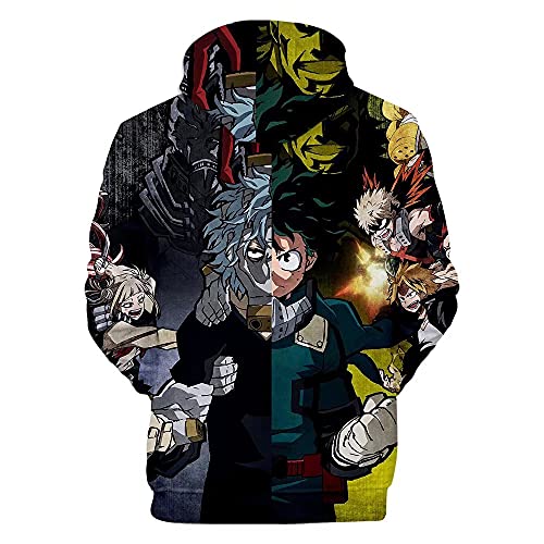 Boku No Hero Academia Hoodie 3D Hooded Pullover Sweatshirt