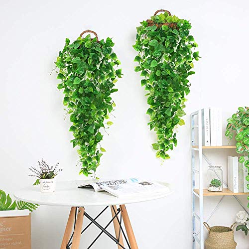3pcs Artificial Hanging Plants, 3.6ft Fake Hanging Plant, Fake Ivy Vine