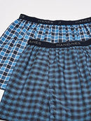 Tartan Plaid Medium US Mens Tagless Boxer Brief with Exposed Waistband Multipacks