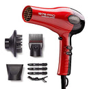 Ceramic Hair Dryer, 3 Heat Settings, 2 Speed Slide Switch, Cool Shot Button