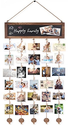 Picture Frames Collage Photo Hanging Display Picture Board Wood Rustic Frames for Wall