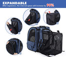 Pet Carrier Backpack, Dog Carrier Backpack, Expandable with Breathable Mesh for Small