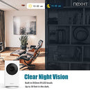 Indoor Security Camera, 1080P 360 Degree Pan WiFi Camera 2.4GHz, 2-Way Audio