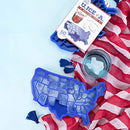 Free Silicone Ice Cube Tray, USA Ice Mold, Novelty Ice July 4th Party Supplies