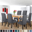 Chair Covers for Dining Room Set of 4 -Dining Room Chair Covers 4 Pack (Set of 4, Gray)