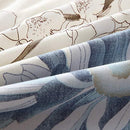 Silhouette Reversible Floral Print 3-Piece 100% Cotton Bedding Set