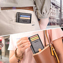 Slim Minimalist Front Pocket RFID Blocking Leather Wallets for Men Women