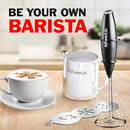 Milk Frother COMPLETE SET! Handheld Battery Operated Electric Foam Maker
