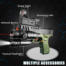 Toy Gun,Soft Foam Bullets, Soft Bullet Toy Gun,Cool Toy Pistol.with 60 Pcs EVA Darts