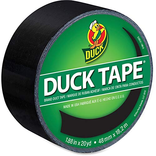 Shurtech Brands, LLC 1265013RL Duck Tape, 1.88-Inch x20 Yards, Black