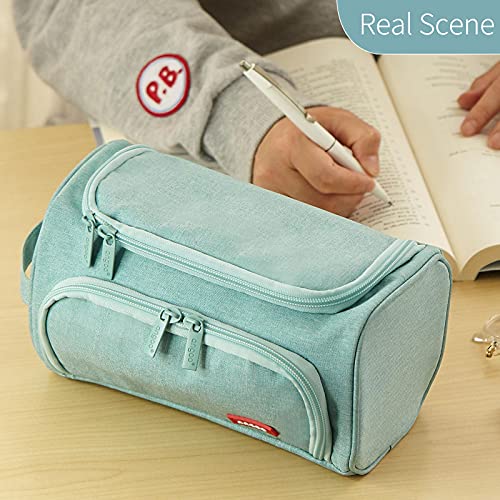 Big Capacity Pencil Case High Large Storage Pouch Marker Pen Case Travel Simple Stationery