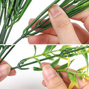9pcs Artificial Flowers Outdoors, UV Resistant Plastic Flower Plants for Outdoor