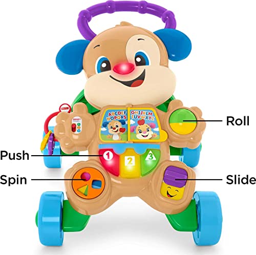 Laugh & Learn Smart Stages Learn with Puppy Walker, Musical Walking Toy