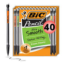 Xtra-Smooth Mechanical Pencils With Erasers, Medium Point (0.7mm), 40-Count Pack
