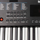 Compact 61 Key Keyboard with Sheet Music Stand, Power Supply, Piano Note Stickers