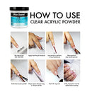 Mia Secret Clear Acrylic Powder (4oz)