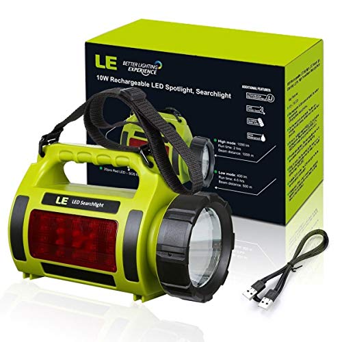 LE Rechargeable LEDCamping Lantern,1000LM,5 Lt Modes,3600mAh Power Bank