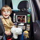 ONE PIX Backseat Car Organizer Mats Backseat Storage Bag with Table Holder for Kids