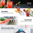 NOVETE Portable Ice Maker for Countertops, Ice Ready in 6 Minutes, 28.7 lb Ice