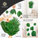 Palm Leaves Artificial -84Pcs 6 Kinds Large Small Green Fake Palm Leaf