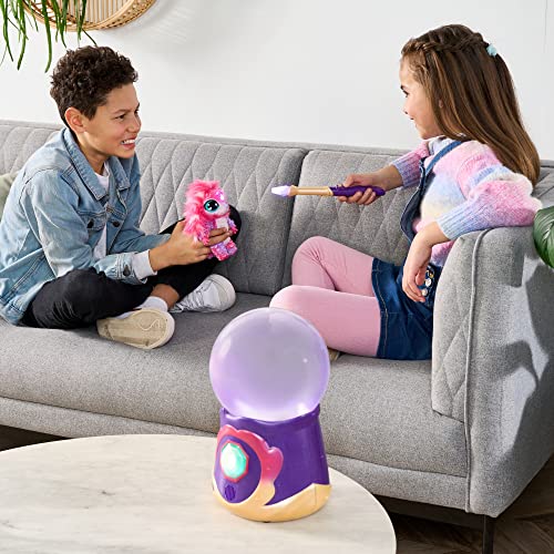 Magic Mixies Magical Misting Crystal Ball with Interactive 8 inch Pink Plush Toy