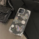 Compatible with iPhone 11 3D Butterfly Floral Clear with Design Aesthetic Women Teen