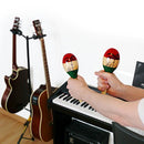 Maracas,2pcs 10inch Large Wood Rumba Shakers,Latin Hand Percussion with Full, Bright Vibrant Sound