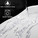 Allenjoy 72x72 inch Spa Shower Curtain Set with 12 Hooks Green Purple Aromatic Candles and Orchids Blooms Stones Bathroom Curtain Durable Waterproof Fabric Bathtub Sets Home Decor