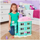 Purrfect Dollhouse with 15 Pieces Including Toy Figures, Furniture, Accessories and Sounds
