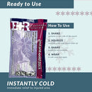 Disposable Cold Compress Therapy Instant Ice Pack for Injuries 4.5" x 7" - 6 Pack