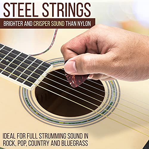 Acoustic Electric Cutaway Guitar and Amp Kit Full Scale 41” Steel String Spruce Wood w/Gig Bag