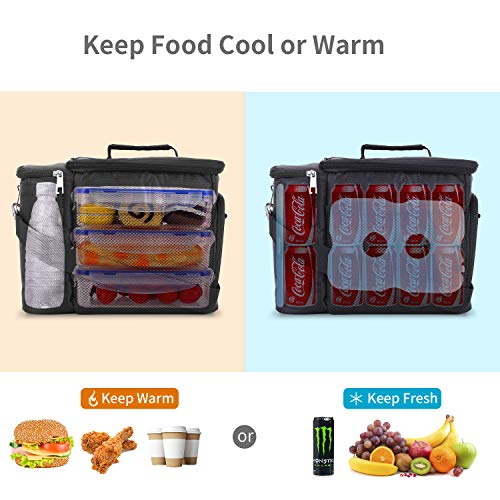 Insulated Lunch Box and Cooler Bag for Men, Women, Kids