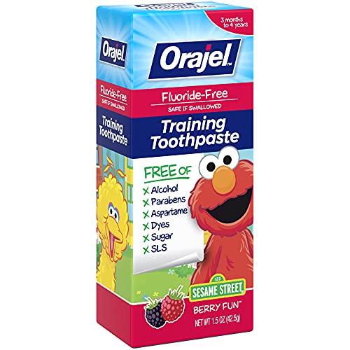Elmo Training Toothpaste Fluoride-Free 1 Pediatrician Recommended