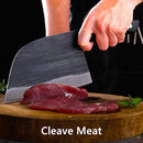 Forging Serbian Chef Knife Kitchen Chef Knives Full Tang High Carbon Clad Steel