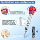 Mechanical Carpenter Pencils Set with 39 Pcs Refills, Built in Sharpener, Construction Pencils