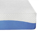 Olee Sleep Aquarius 10-Inch Memory Foam Mattress in Blue, Queen