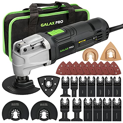 6 Variable Speed Oscillating Multi-Tool Kit ,28pcs Accessories and Carry Bag