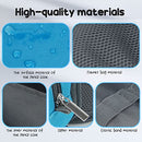 Large Capacity Pencil Case, 4 Compartments Portable Canvas Pencil Bag Pen Case Bag