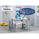 Kids Wood Table and Chair Set (2 Chairs Included) - Ideal for Arts & Crafts