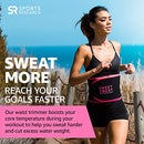 Sweet Sweat Waist Trimmer,  - Gym Waist Trainer Belt for Women & Men