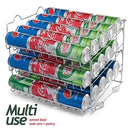 Sagler Chrome Stackable Can Organizer, Can Rack Holds up to 36 Cans