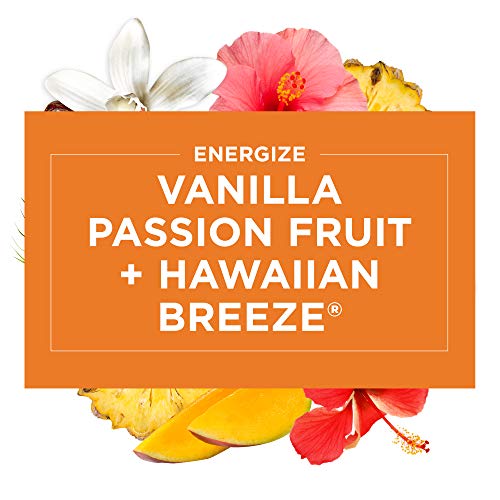 Candle Jar, Air Freshener, 2in1, Hawaiian Breeze & Vanilla Passion Fruit, 3.4 Oz